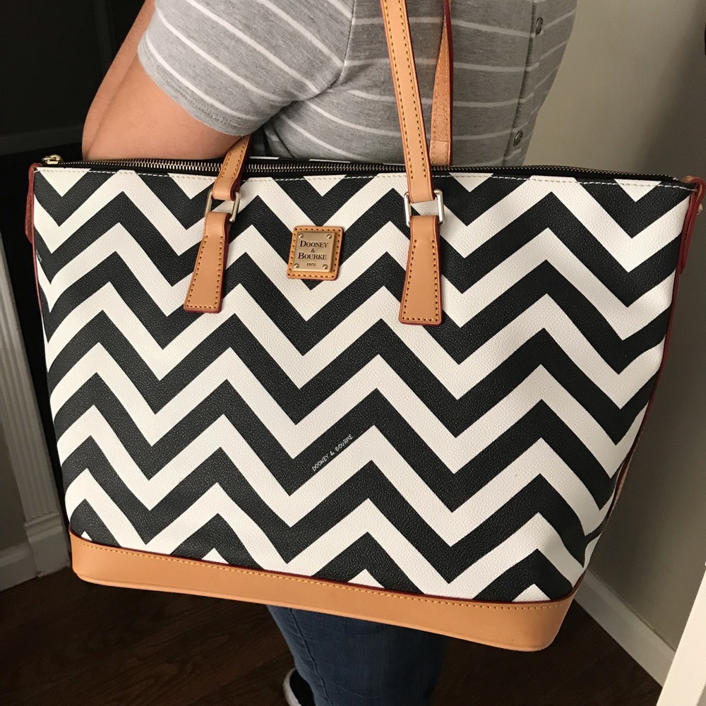 Dooney & Burke Chevron Tote